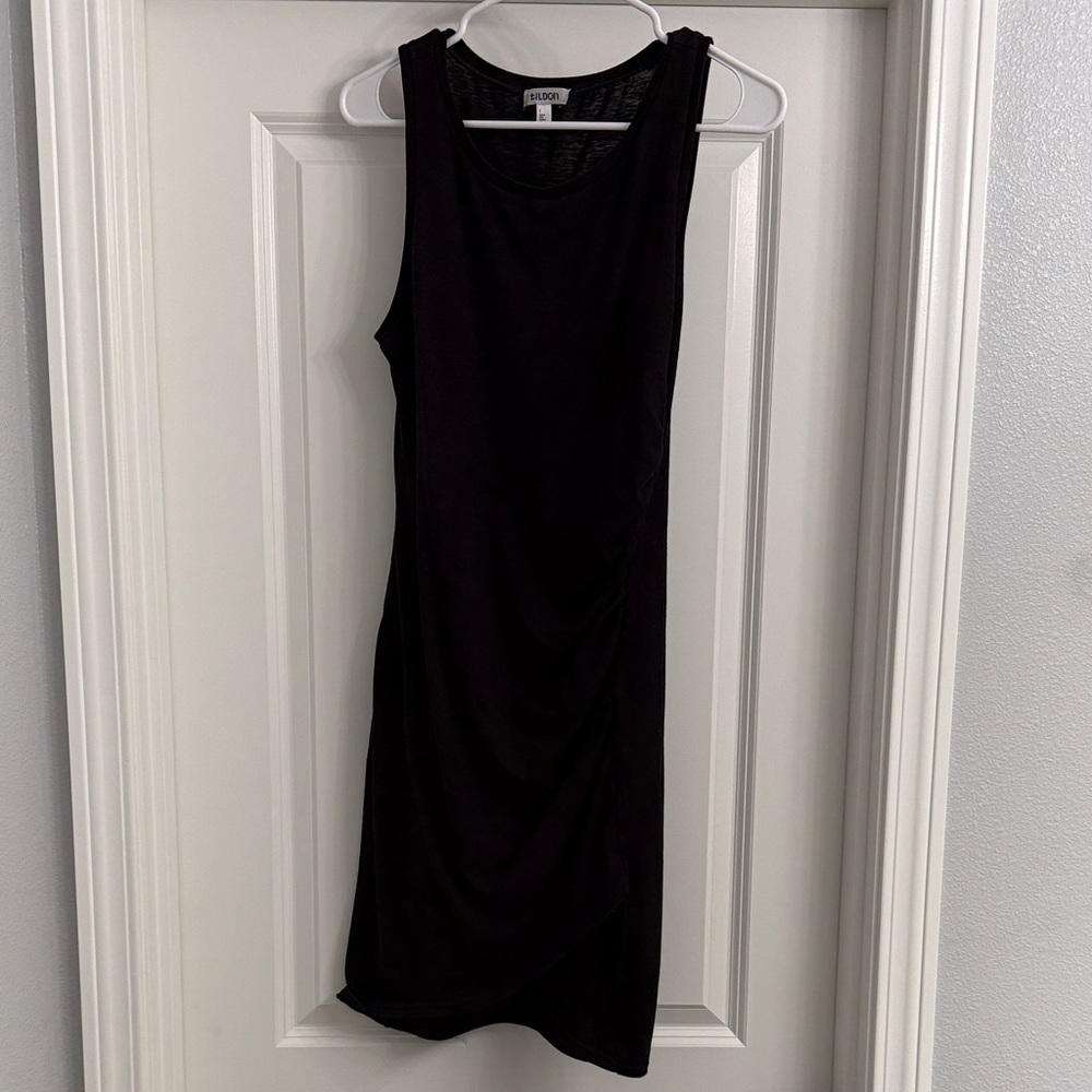 Tildon Black Sleeveless Mini Dress